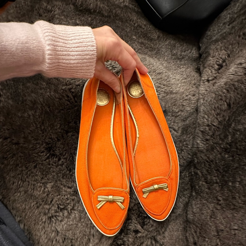 Tory Burch summer shoes size 9 fits like 8 or 81/2